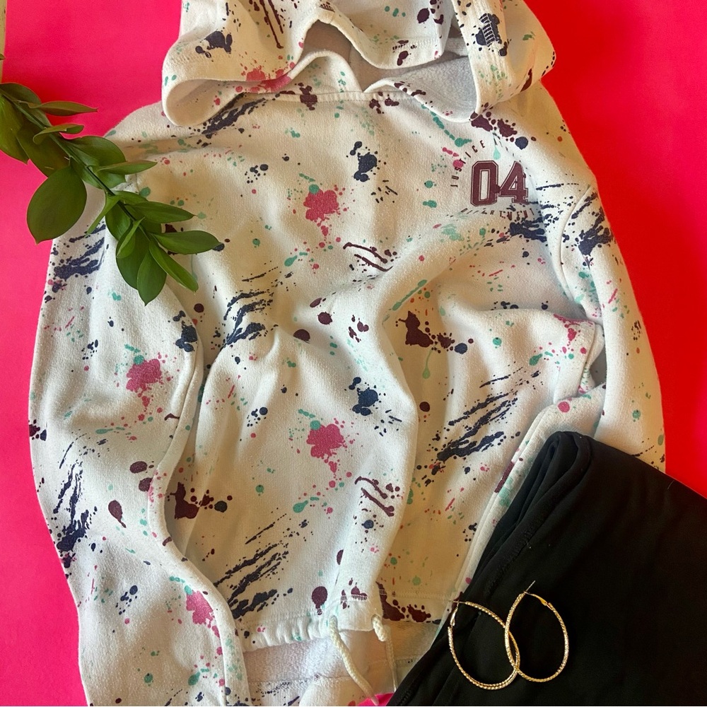 Colorful Splatter Hoodie